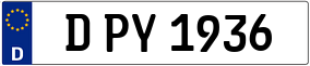Truck License Plate